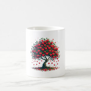 Cup decorated with fruits of love