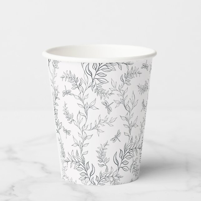 Cup design using a pattern in the style of line ar (Front)