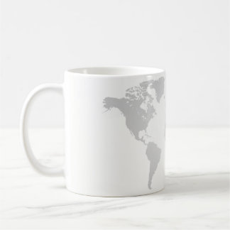 Cup - globe, world map