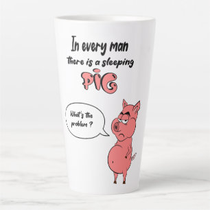 Cup Latte Ronchon the pig