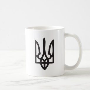 Cup / Mug with Ukrainian Trydent (Trident, Tryzub)