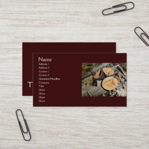 Cup Mushrooms Business Cards