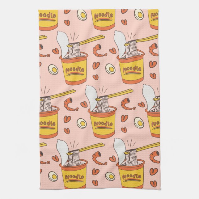 Cup Noodle Tea Towel (Vertical)