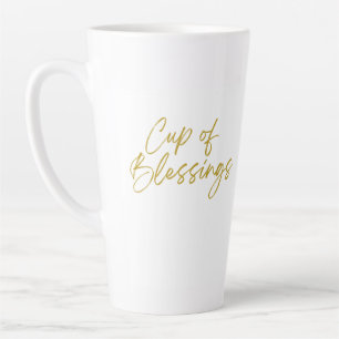 Cup of Blessings Tall Latte Mug