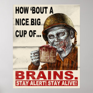 Cup of Brains Poster
