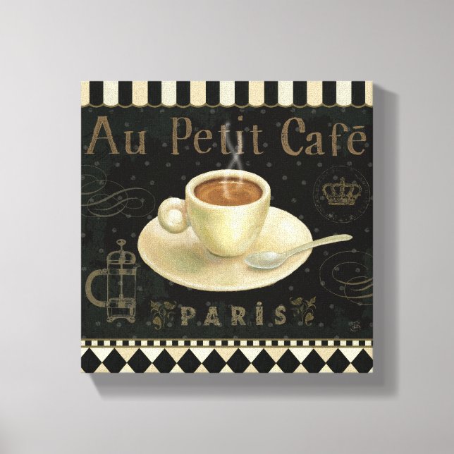 Cup of Cappuccino Canvas Print (Front)