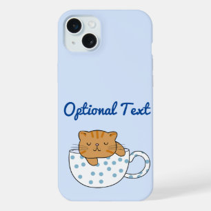 Cup of Cat-feine Kawaii Style  iPhone 15 Plus Case