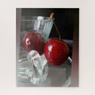 Cup of cherries jigsaw puzzle