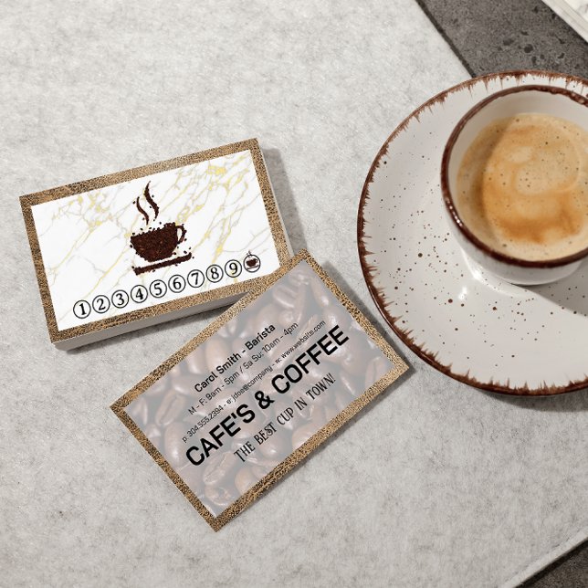 Cup of Coffee Beans | Punch Card (Creator Uploaded)