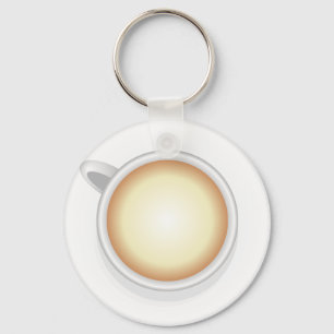 Cup of coffee key ring