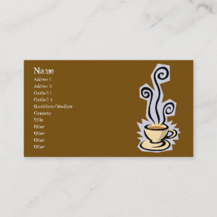 Cup of Coffee or Tea Business Card