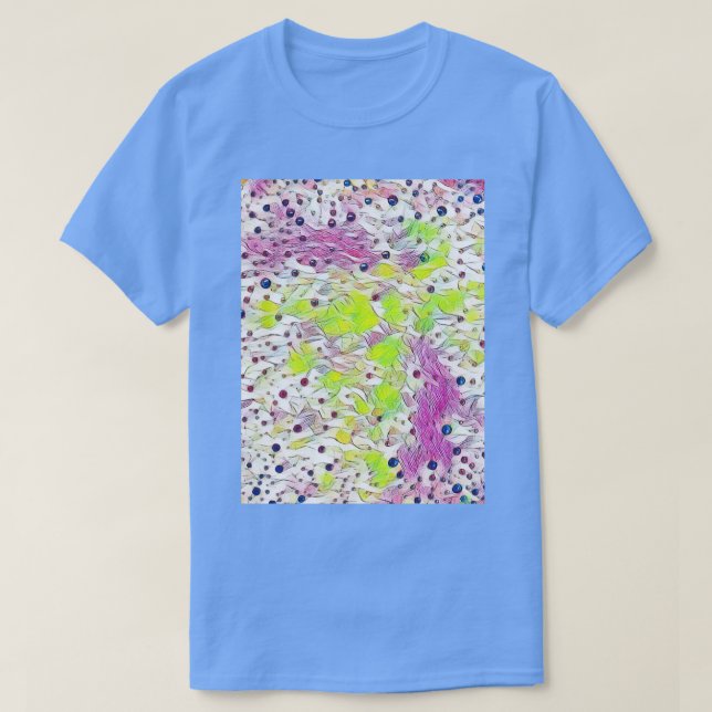 Cup Of Coffee Painted T-Shirt (Design Front)