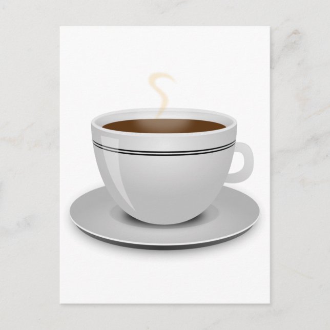 Cup Of Coffee Postcard (Front)