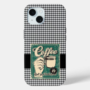 Cup of Coffee Retro iPhone 15 Case