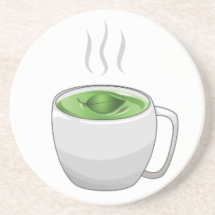 Cup of Green Tea Coaster