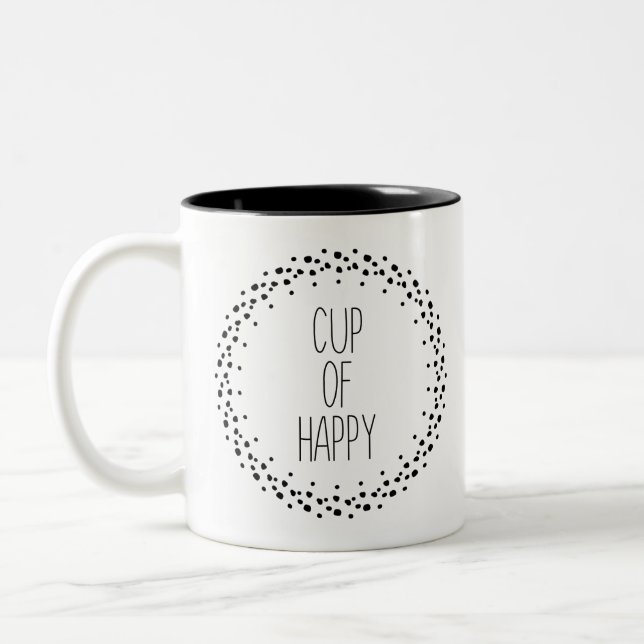 Cup Of Happy Mug (Left)