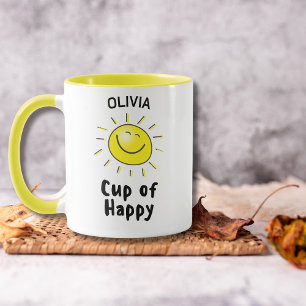 Cup of Happy Sunshine Modern Cute SUN Mug
