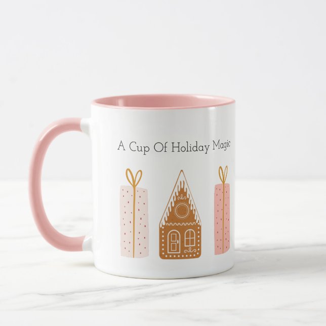 Cup of Holiday Magic Christmas Mug (Left)