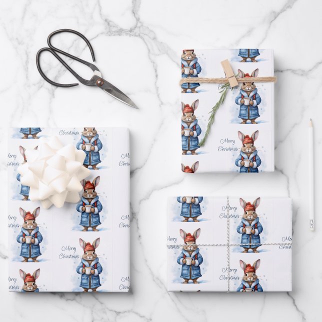 Cup of Hot Chocolate  Wrapping Paper Sheet (Front)