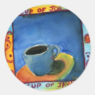 Cup of Java Cup of Joe Classic Round Sticker