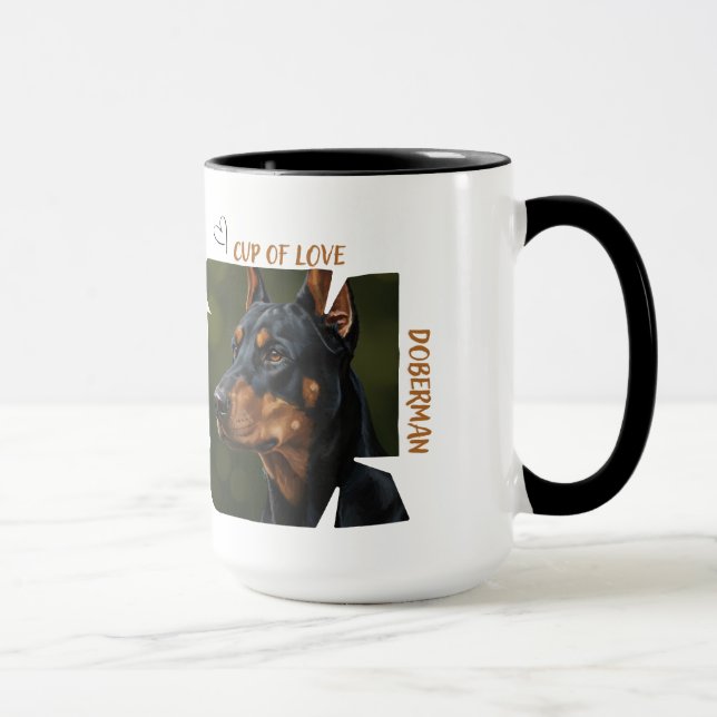 Cup of Love Dog Lover 15 oz Coffee Mug Gift Ideas (Right)