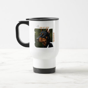 Cup of Love Dog Lover 15oz Travelers Mug