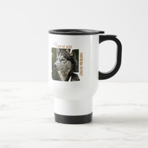 Cup of Love Dog Lover Travelers Mug