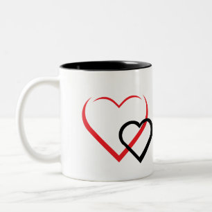 Cup of Love/Heart Design Coffee Mug/Perfect Gift