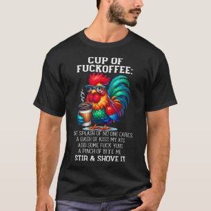 Cup Of Offee One Splash Of Nobody Cares A Dash Chi T-Shirt