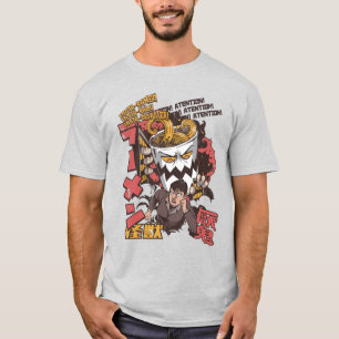 Cup of Ramen Noodle Monster Catching Japanese Girl T-Shirt