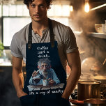 Cup of Sanity Apron<br><div class="desc">"Cup of Sanity" Apron – Cook Up Sanity, One Cup at a Time Why wear a plain apron when you can cook, bake, and brew with a side of humour and truth? The "Cup of Sanity" Apron isn’t just about keeping your clothes clean—it’s about keeping your sanity intact, one cup...</div>