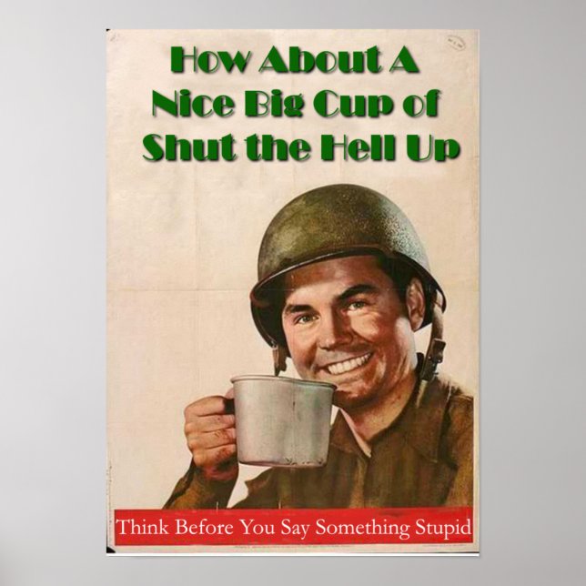 Cup of STHU Poster (Front)