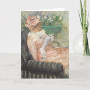 Cup of Tea by Mary Cassatt, Vintage Impressionism Card
