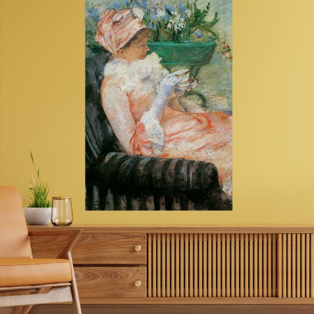 Cup of Tea by Mary Cassatt, Vintage Impressionism Poster (Living Room 2)