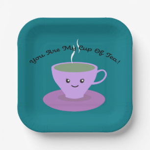 Cup of Tea Paper Plate