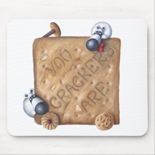 Cup Of Tea Slice Of Bake - You Drive Me Crackers! Mouse Mat