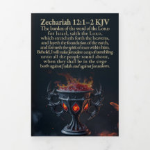 Cup of Trembling Tri-Fold KJV Card
