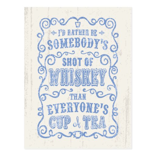 Image of Cup of Whiskey Postcard