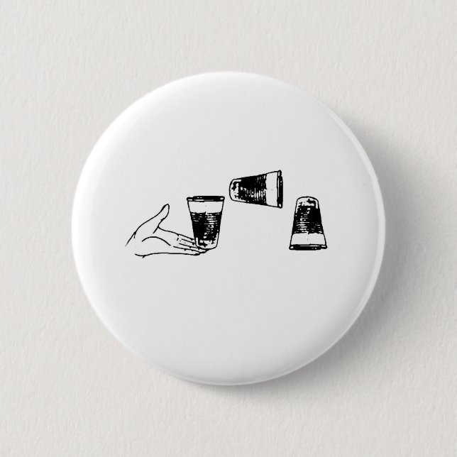  Cup Picture 6 Cm Round Badge (Front)