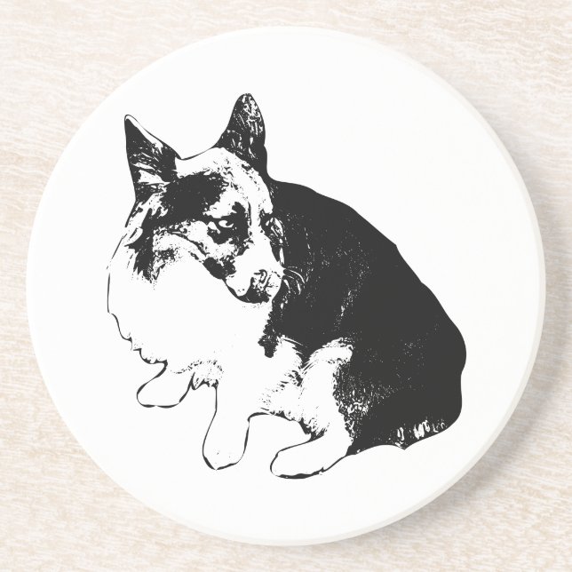 Cup Stand, Foxy Friend Coaster (Front)