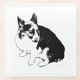 Cup Stand, Foxy Friend Glass Coaster