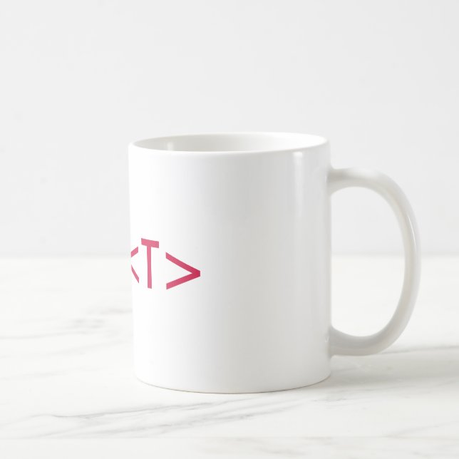 CUP<T> COFFEE MUG (Right)