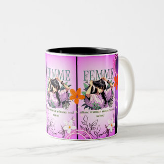 Cup the woman