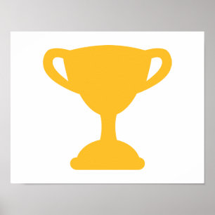 Cup trophy champion poster