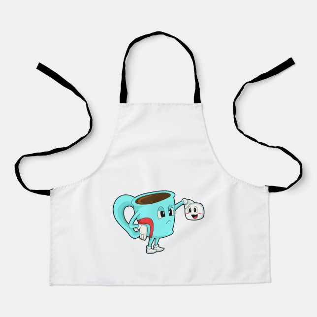 Cup with Coffee.PNG Apron (Front)