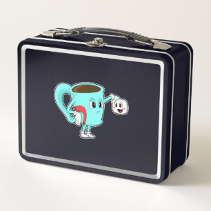 Cup with Coffee.PNG Metal Lunch Box