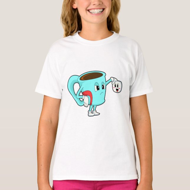Cup with Coffee.PNG T-Shirt (Front)