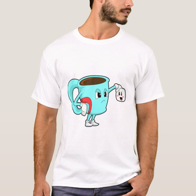 Cup with Coffee.PNG T-Shirt (Front)