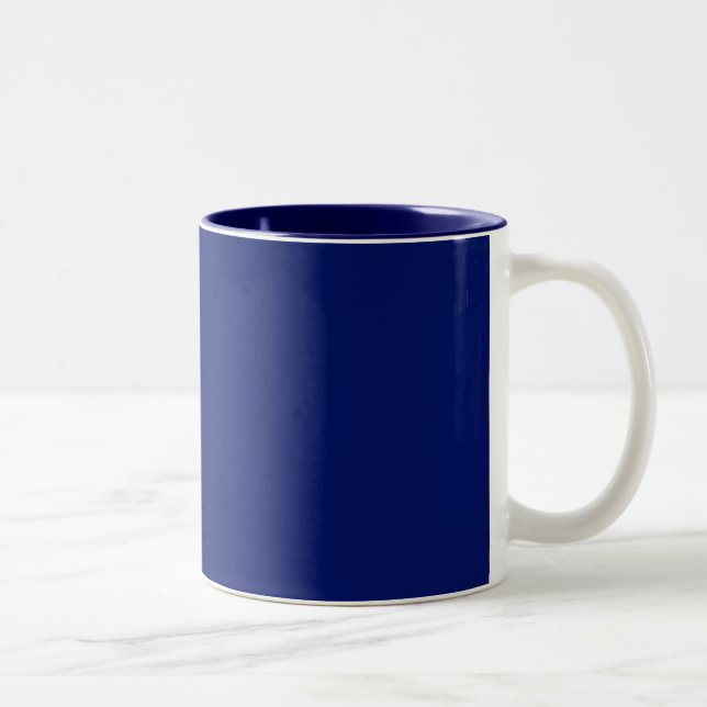 Cup with Navy Blue Background (Right)