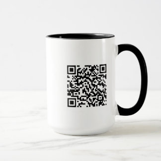 cup with QR code
